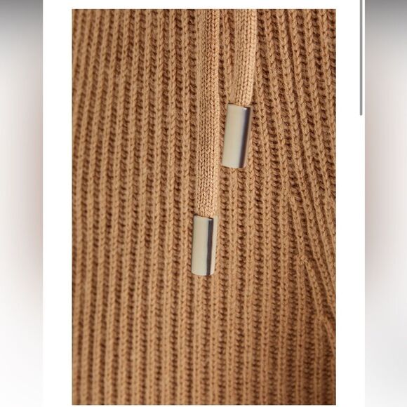 NEW Jonathan Simkhai nina wool cashmere blend ribbed joggers in butterscotch - Picture 15 of 16